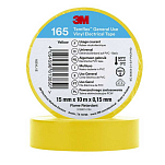 3M 4480036-UNIT Temflex 165 10 m Электроизоляционная лента Желтый Yellow 15 mm