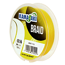 Купить Kamasaki 30907114 100 m Плетеный  Yellow 0.140 mm 7ft.ru в интернет магазине Семь Футов