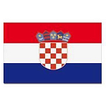 Plastimo 64380 Флаг Хорватии  Multicolour 30 x 45 cm