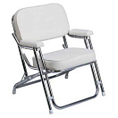 Купить Plastimo 51493 Folding Aluminium Chair  White / Silver 7ft.ru в интернет магазине Семь Футов