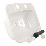 Jr products 342-95351 Раковина в туалете Бесцветный White 15.24 x 37.78 x 31.43 cm