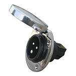 Ratio electric 608760 On Board 250V 32A Заглушка из нержавеющей стали Grey