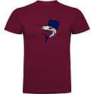 Купить Kruskis CA655003116K031 Футболка с коротким рукавом Jumping Sailfish Красный Dark Red L 7ft.ru в интернет магазине Семь Футов