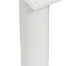 UV-stabilized polyp. rod holder square white 240mm, 41.164.04