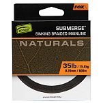 Fox international CBL029 Edges™ Naturals Submerge 600 m Плетеный Black 0.300 mm