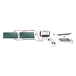 Uniteck UTK0675 200W Портативная солнечная панель Grey