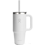 Hydro flask tt24pscc110 термокружка Travel Tumbler Clear-24 Oz White 20x10x10