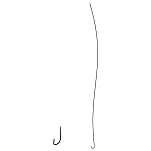 Expert predator 6913012 связанный крючок Bait Holder Fluorocarbon 200 cm Серебристый Clear 12
