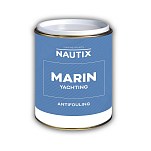 Краска необрастающая сезонная Nautix Marin Yachting 160111 цвет серый матовый 750мл для водоёмов с умеренным обрастанием