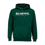 Simms 13456-658-20 Толстовка с капюшоном Logo Зеленый Forest S