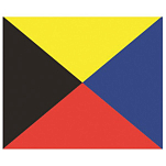 Talamex 27503326 Signal Z Многоцветный  Black / Yellow / Blue / Red 30 x 36 cm 