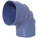 Trident marine TRI290V-3000 90º Силиконовый локоть  Blue 75 mm