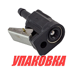 Переходник топливный Yamaha (коннектор;пластик;ID: 8.5mm;5/16\") (упаковка из 50 шт.) E.Chance 6G12430502_EC_pkg_50