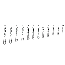 Купить Expert predator 16591 Вертлюжок с застежкой 12 Единицы Серебристый Grey 1 7ft.ru в интернет магазине Семь Футов