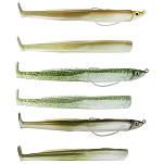 Fiiish BE1264 Black Eel Combo Shallow Мягкая приманка 110 Mm 4g Зеленый Khaki
