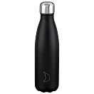 Купить Chilly B500MOBLK Бутылка 500 Ml Черный  Monochrome Black / Silver 7ft.ru в интернет магазине Семь Футов