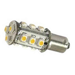 Dixplay 020081 BA15D 8-35V 2.5W 22x45 mm Холодный белый 18 Вел Лампочка Clear / Grey