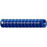 Shields 88-2621124 Гофрированный выхлопной шланг с проволокой Serie с 252 Голубой 3.81 cm 