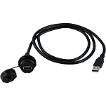 Sea-dog line 354-4265091 USB Удлинительный кабель между мужчинами и женщинами Черный Black 4.2A