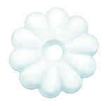 Jr products 342-20455 Пластиковые розетки 14 Единицы Серебристый White