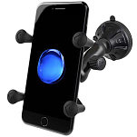 Ram mounts RAP-B-166-2-UN7 Twist-Lock™ X-Grip® Крепление для телефона Низкопрофильная присоска Бесцветный Black