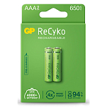 Gp 38422 Recyko R3 AAA Аккумуляторная батарея 2 единицы Зеленый Green