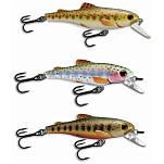 Live target TF70S903 Trout Jerkbait Sinking Пескарь 70 mm 9g Золотистый Brook Trout