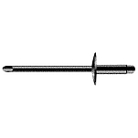 Seachoice 50-00664 Алюминиевая заклепка 100 единицы Grey 3/16 x 1/2´´