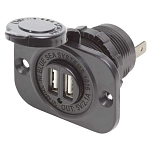 Blue sea systems 1016-BSS двойное USB-зарядное устройство 1016 2.1A 5V Black