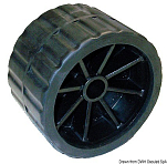Бортовой ролик качающий из чёрного полимера и резины 120 х 75 х 18.5 мм, Osculati 02.029.13 для лодочных прицепов