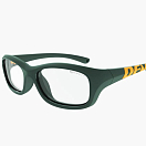 Спортивные очки с диоптриями Demetz Softness R / Matte Green / Yellow 48-15 Colorless Cat.0, softness682148