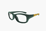 Спортивные очки с диоптриями Demetz Softness R / Matte Green / Yellow 48-15 Colorless Cat.0, softness682148
