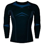 Odlo 195792-21021-XL Базовый слой с длинным рукавом Fundamentals Performance Голубой Dark Sapphire / Blue Jewel XL
