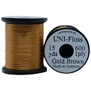 Купить Uni products ZUFR15GB линия Floss Rayon 600 Deniers 12.6 m Золотистый Gold Brown 7ft.ru в интернет магазине Семь Футов