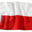 Флаг - Польша / Высота: 300 мм