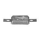 Купить Магниевый прямоугольный анод Tecnoseal 00388MG 140x82x26мм с креплением 250x25x5мм 7ft.ru в интернет магазине Семь Футов