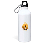 Kruskis MD4049S101C310 Бутылка Hike More 800ml Бесцветный White