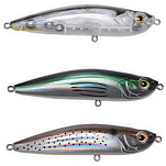 Akami 322470 Bokken Topwater Stickbait 100 Mm 2.5g Многоцветный Green Jack