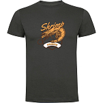 Kruskis CA65500546C069 Футболка с коротким рукавом Seafood Shrimp Серый Dark Grey 2XL