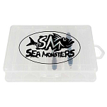 Sea monsters SF358-5 Reversible Коробка Серебристый Transparent 19 x 14 x 3.7 cm 