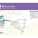 NV VERLAG 1401 NV Plano 4 - вокруг Рюгена, Бодден-Уотерс, Щецина