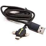 Ridgemonkey RM-VUAMO USB A-Multi Out 1 m кабель Черный Black
