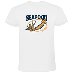 Kruskis CA65500201C068 Футболка с коротким рукавом Seafood Squid Белая White M