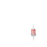 Plastimo 418850 250 Microns 6 mm Внутренний шланг Дизель фильтр Clear / Red 105 x 35 mm