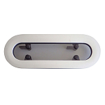 Nautica f4 3232147 Полуэллиптический легкий сплав Rectangular люк Бесцветный Grey 470 x 205 mm 