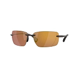 Costa 06s9074-66-907407 поляризованные солнцезащитные очки Gulf shore Matte Tortoise 20x10x10 Gold Mirror 580P/CAT3