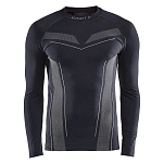 Craft 1906729-999000-3 Базовый слой с длинным рукавом Pro Control Seamless Черный Black XS