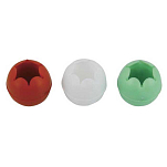 Euromarine 007365 Опора швартовочного троса 6 единицы Бесцветный White / Red / Green 26 mm