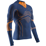 X-BIONIC EA-WTA8W24M-A096-XXL Базовый слой с длинным рукавом Energy Accumulator Light Marine / Orange 2XL