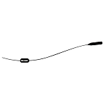 Pelagic PAC1058-BLK-NS Ремешок для солнцезащитных очков Черный Black